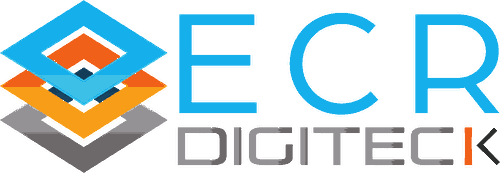 Logo ECR Digiteck, caisses enregistreuses et TPE en région PACA et Occitanie